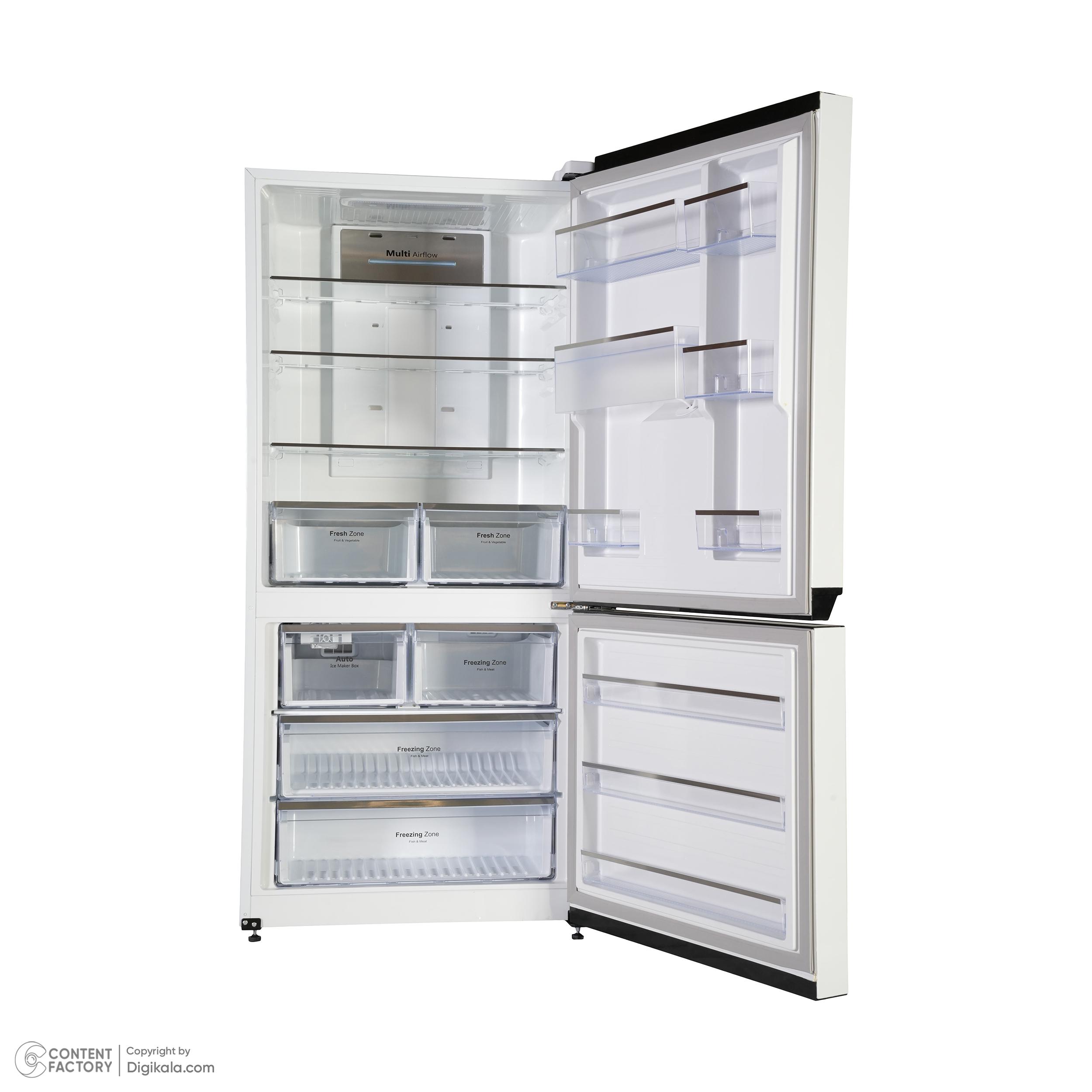 یخچال فریزر التتو فریزر پایین مدل NC-7041-DN طرح استیل التتو - تصویر 3