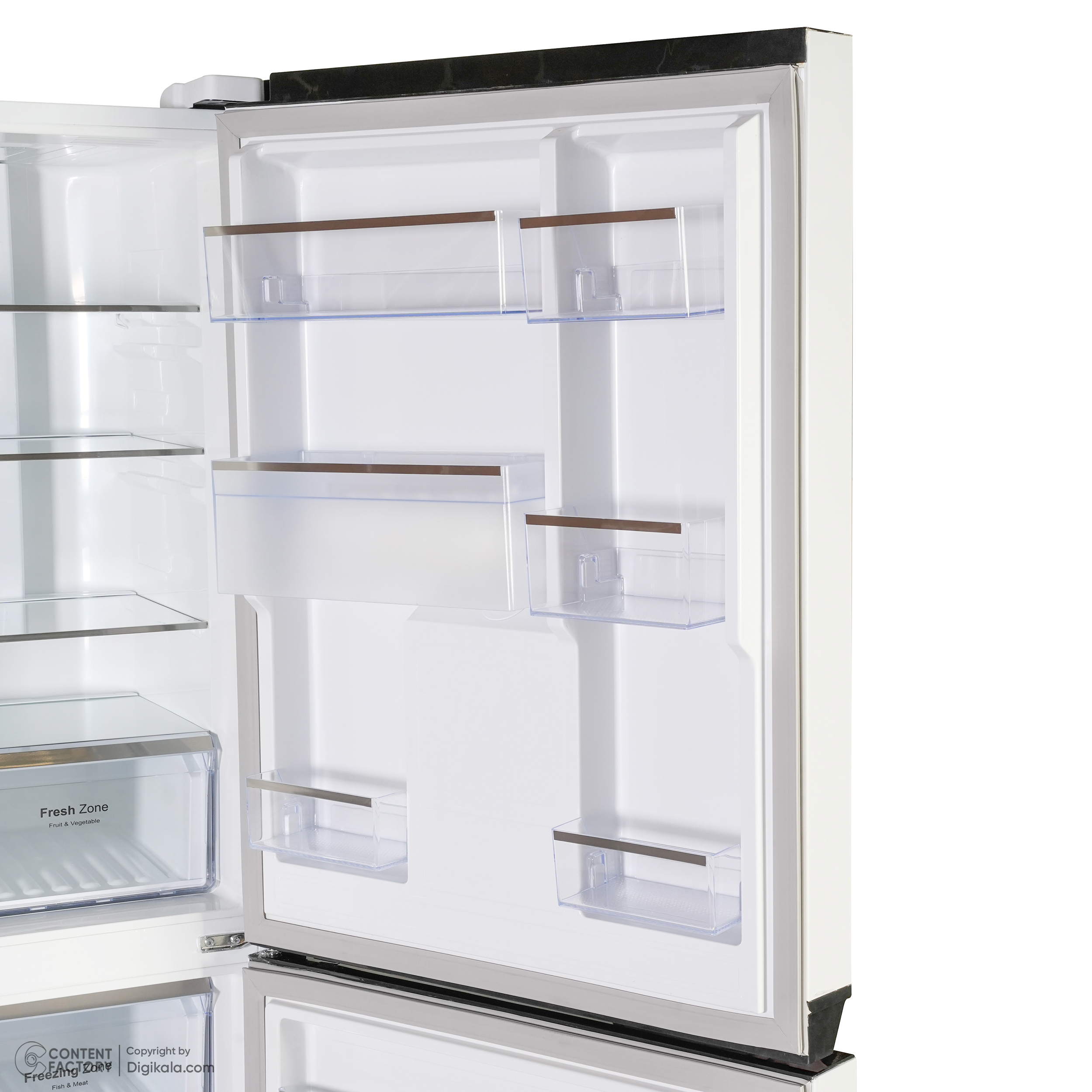 یخچال فریزر التتو فریزر پایین مدل NC-7041-DN طرح استیل التتو - تصویر 5
