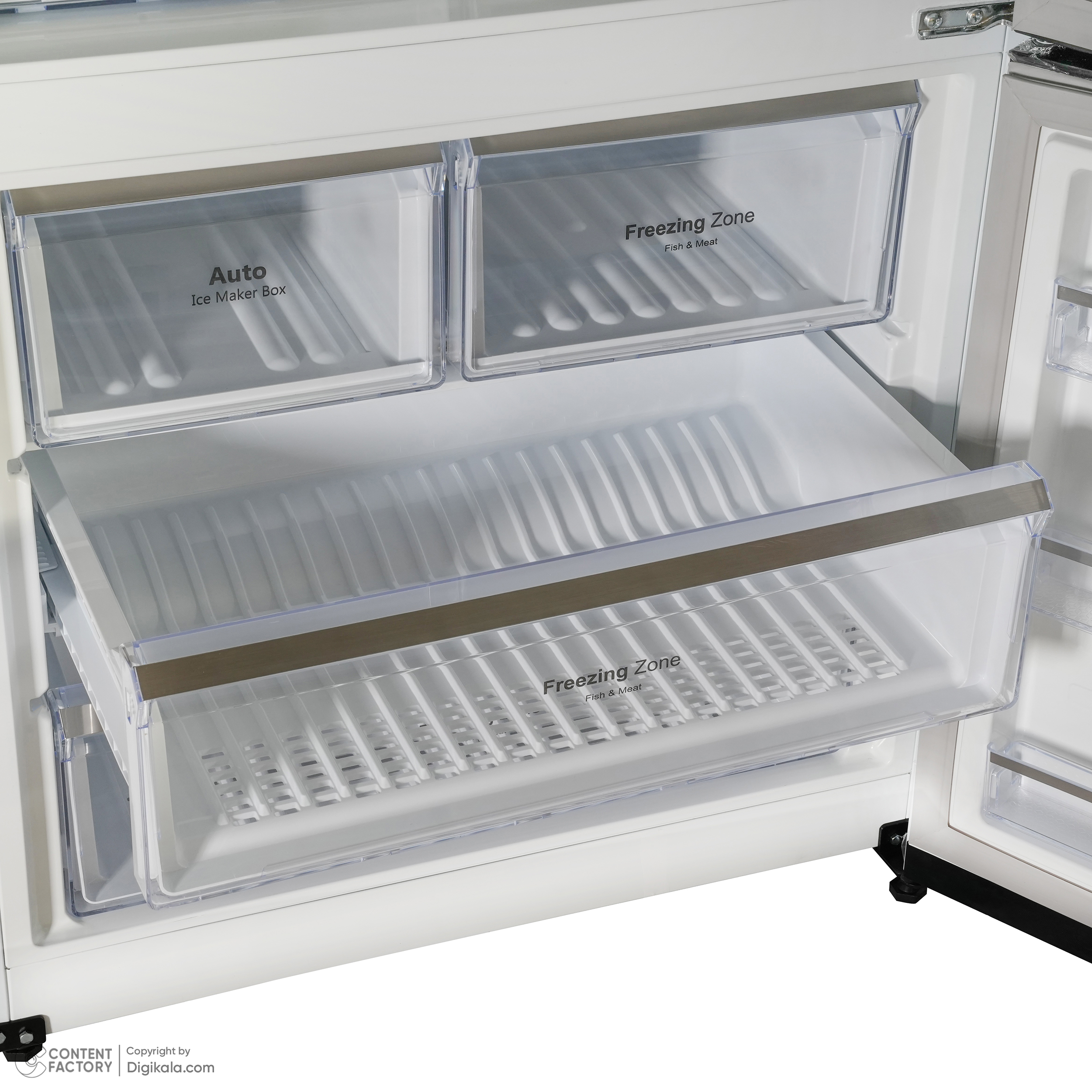 یخچال فریزر التتو فریزر پایین مدل NC-7041-DN طرح استیل التتو - تصویر 16