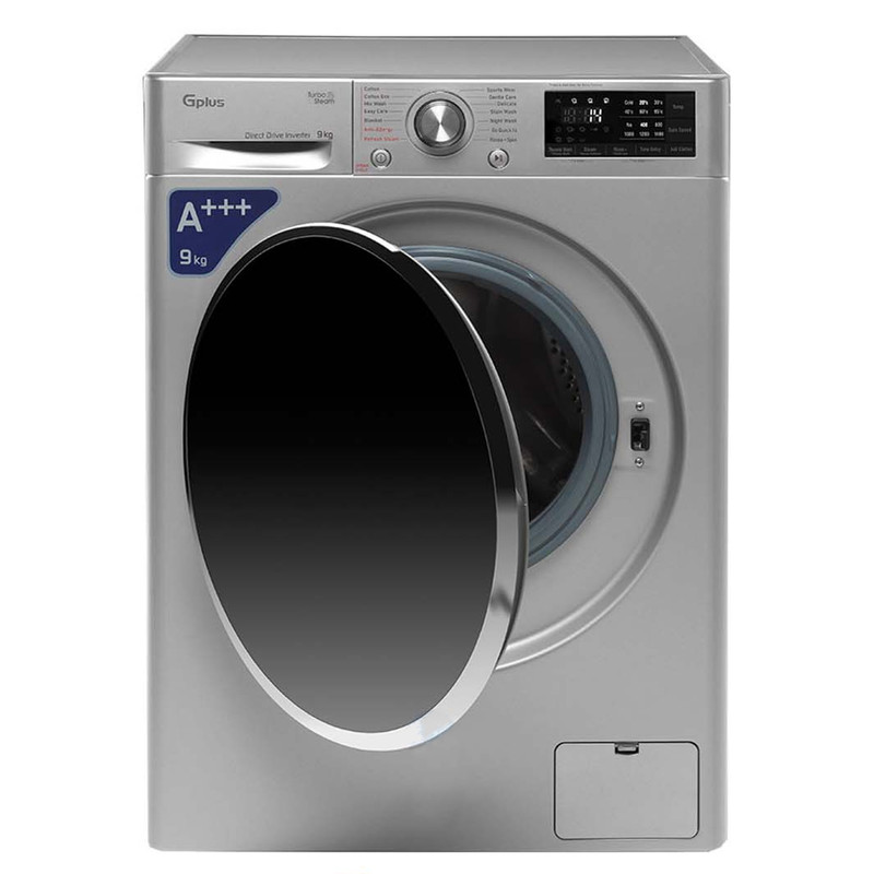 ماشین لباسشویی جی پلاس اتومات 9KG مدل GWM-M990S نقره ای جی‌پلاس - تصویر 2