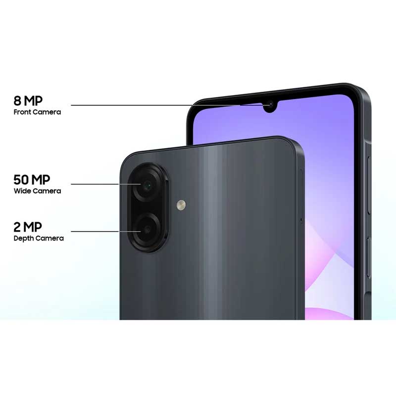 گوشی موبایل Samsung مدل Galaxy A07 (RAM 6) ظرفیت 128GB - مشکی    SAMSUNG - تصویر 3