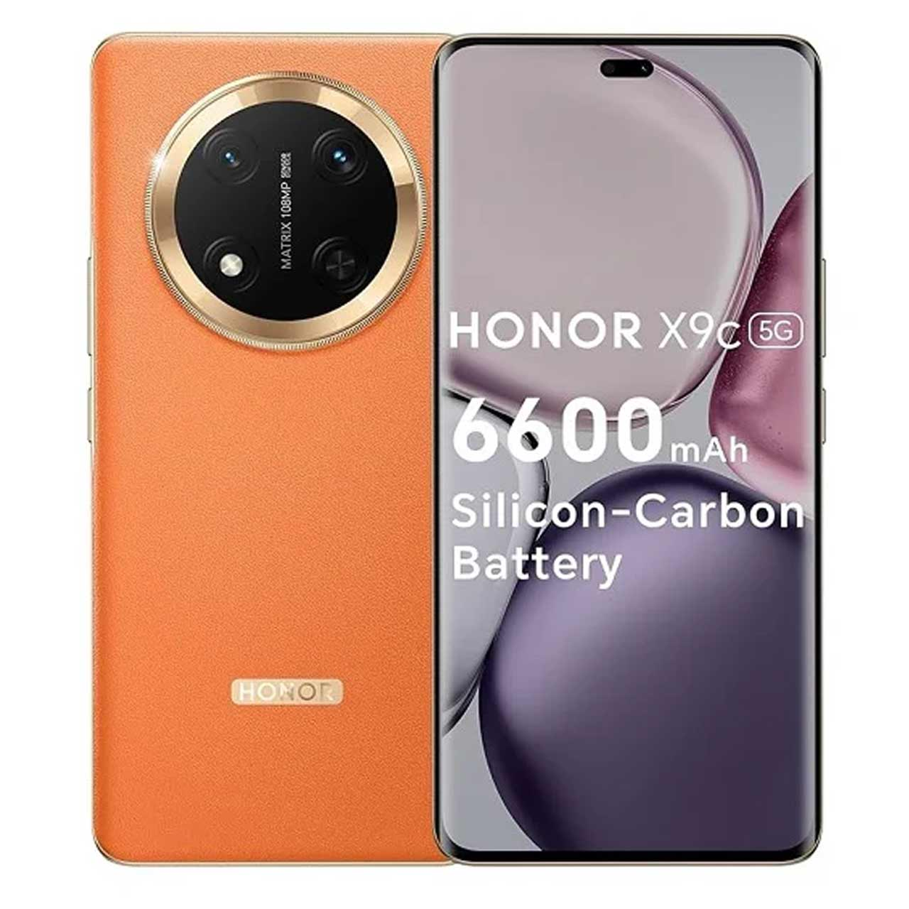 گوشی موبایل Honor مدل X9c 5G (RAM 12) ظرفیت 256GB - نارنجی - تصویر 2
