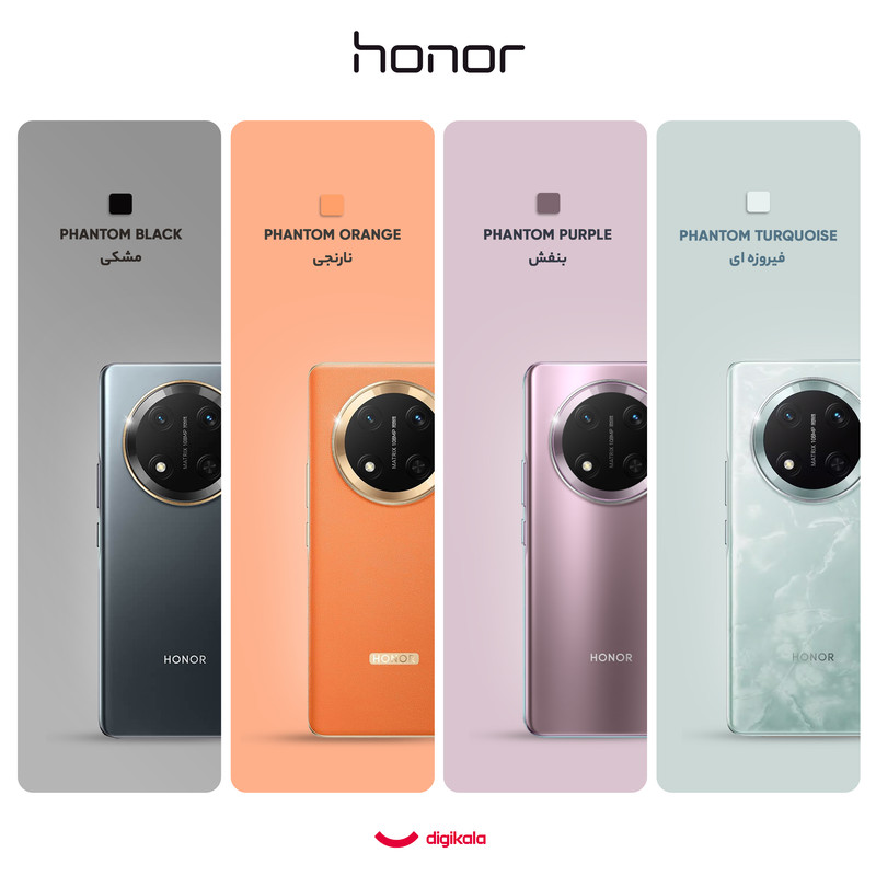 گوشی موبایل Honor مدل X9c 5G (RAM 12) ظرفیت 256GB - بنفش - تصویر 2