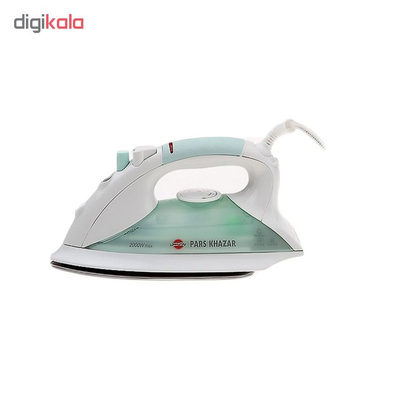 اتو بخار پارس خزر کف دیاموند مدل SI-DS-501 نقره ای - تصویر 2