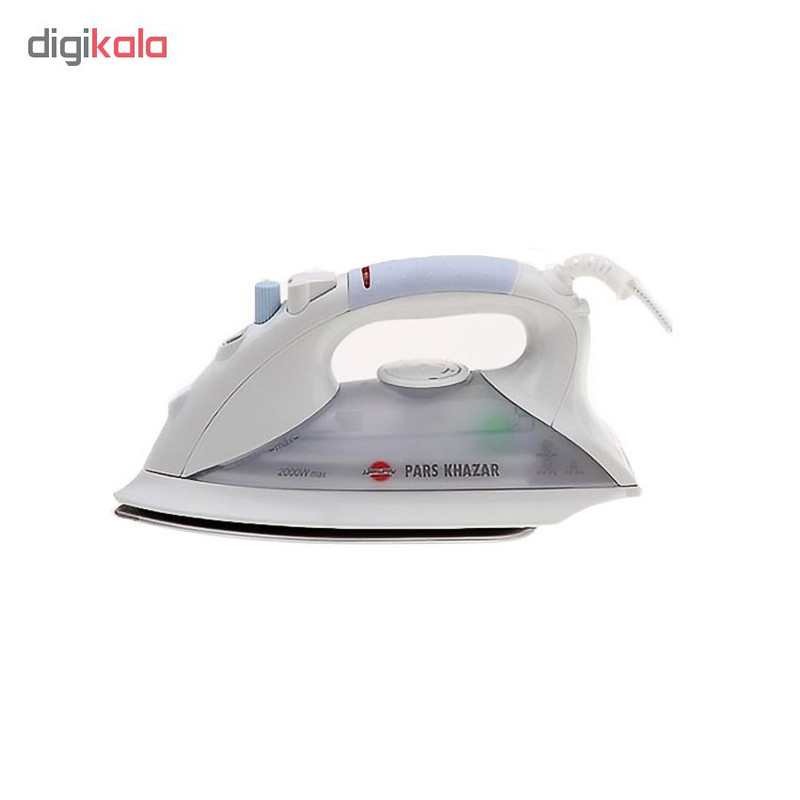 اتو بخار پارس خزر کف دیاموند مدل SI-DS-501 نقره ای - تصویر 3
