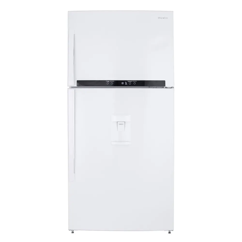 یخچال فریزر دیپوینت فریزر بالا مدل T7 سفید