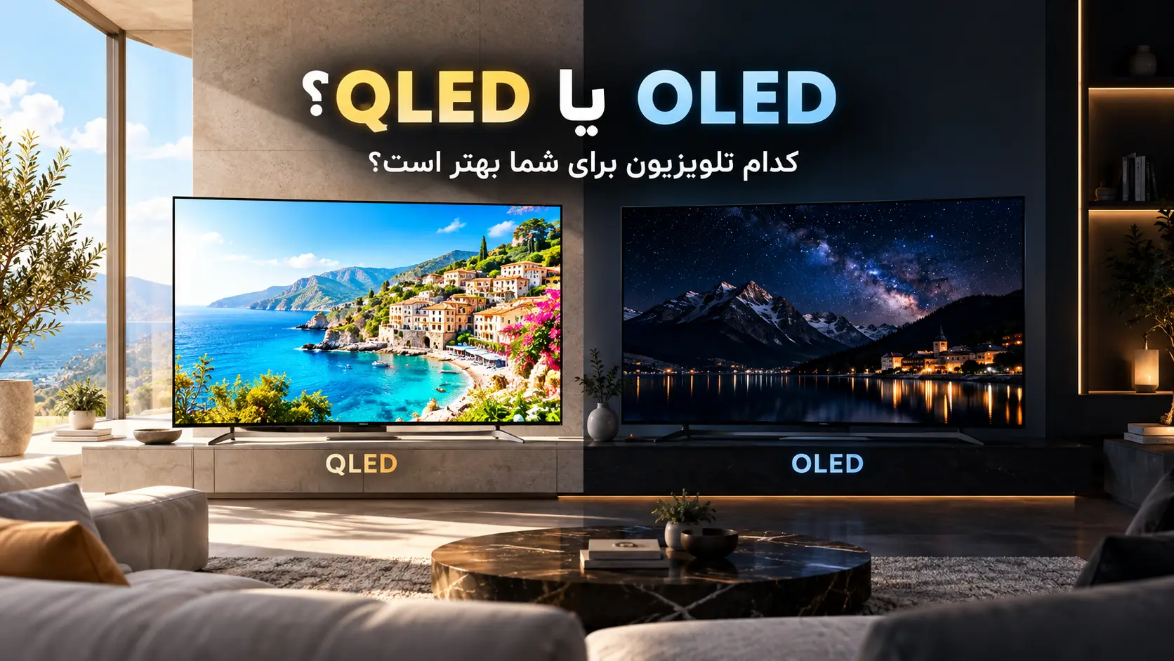 QLED یا OLED؛ کدام یک تجربه تماشای بهتری برای شما رقم می‌زند؟