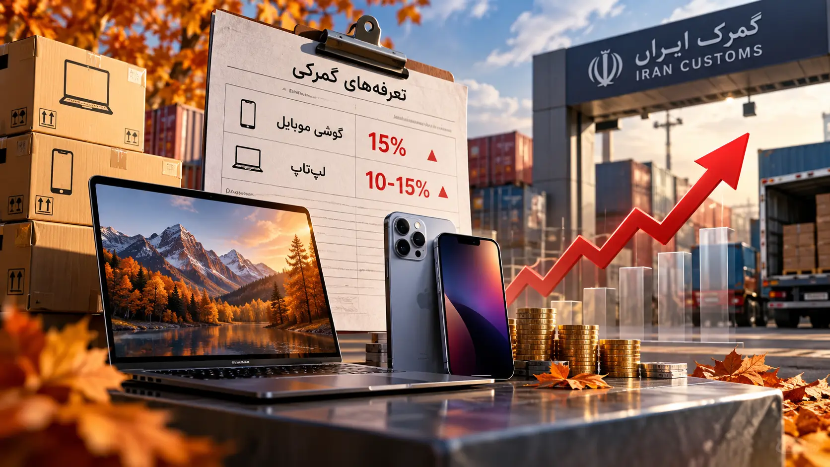 تاثیر تعرفه‌های جدید گمرکی بر قیمت لپ‌تاپ و گوشی در پاییز