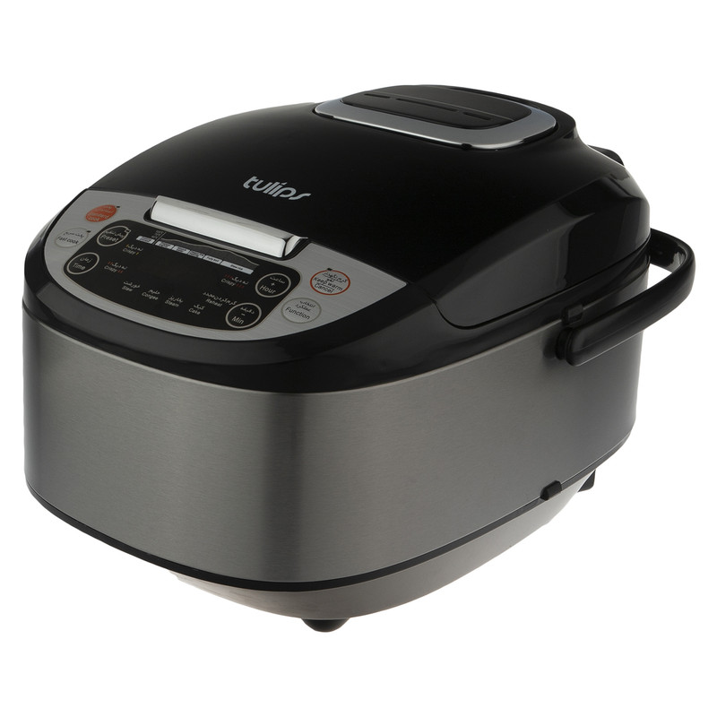 پلوپز تولیپس 12 کاره 6 نفره مدل RC-441F مشکی استیل