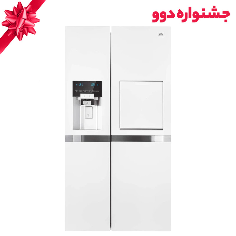 یخچال فریزر دوو ساید بای ساید مدل DS-3330SS استیل دوو - تصویر 3