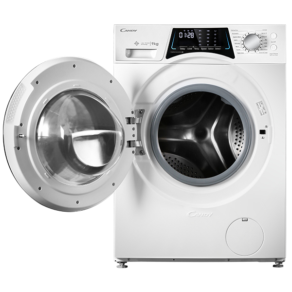 ماشین لباسشویی کندی اتومات 9KG مدل PFC946W سفید درب مشکی - تصویر 3