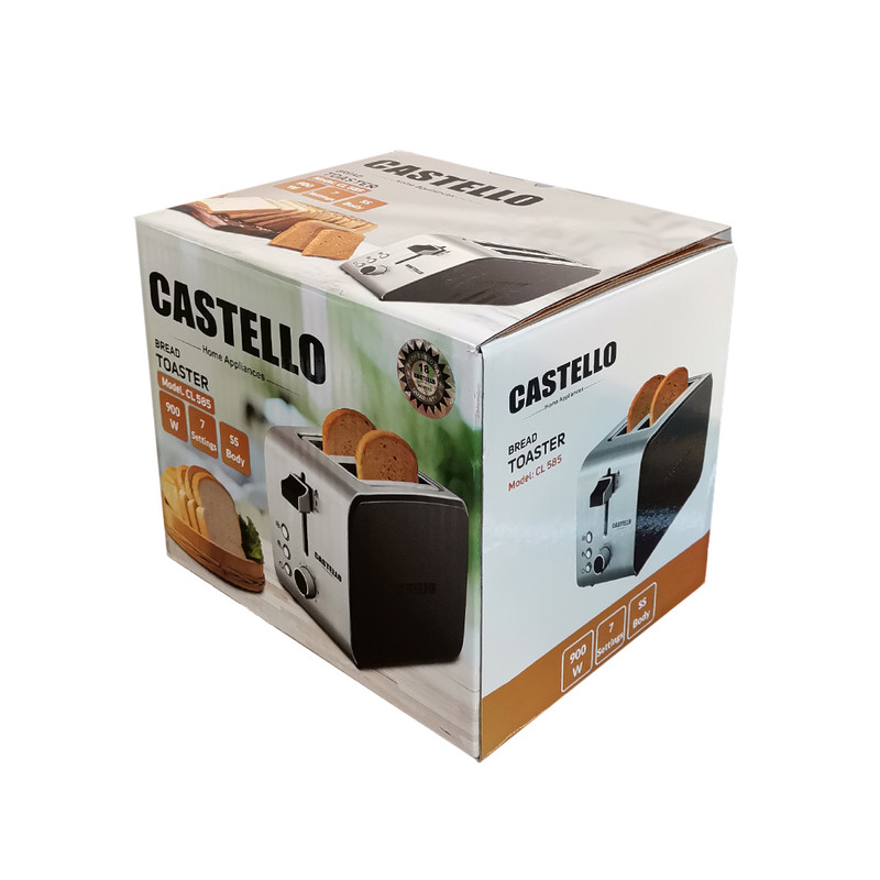 توستر نان کاستلو مدل CL585 استیل - تصویر 2