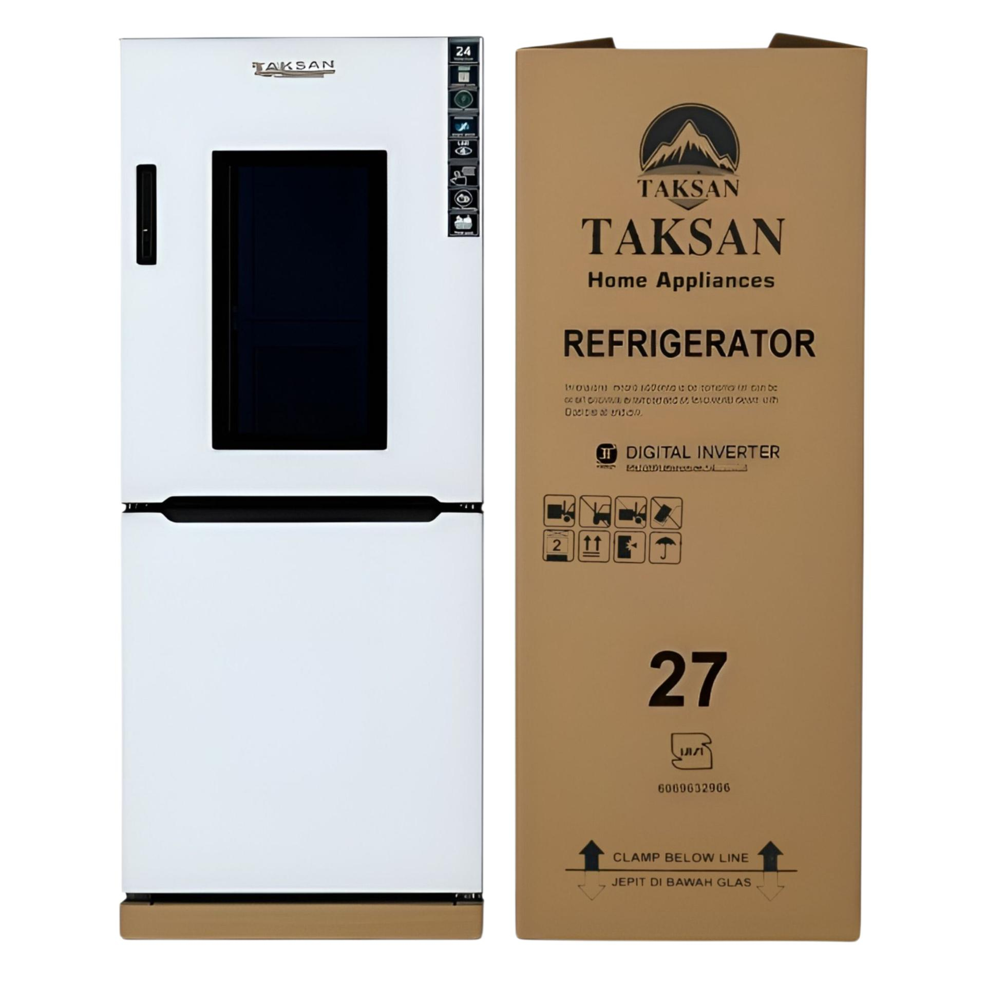 یخچال فریزر نیکسان فریزر بالا مدل NT-5961-MD طرح استیل نیکسان