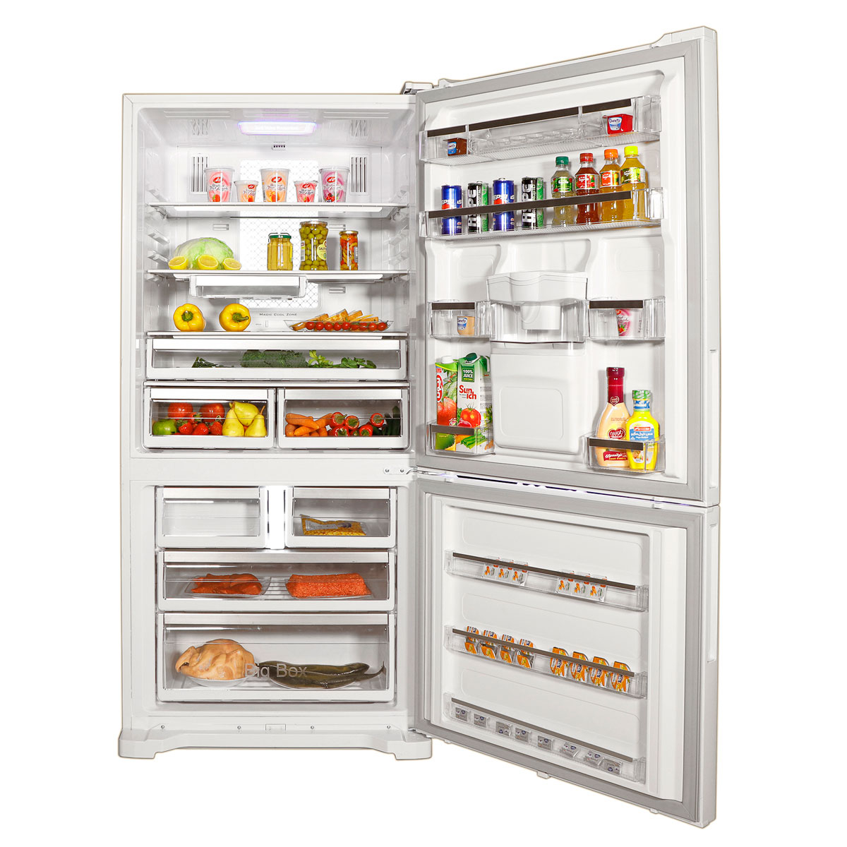 یخچال فریزر هیمالیا فریزر پایین مدل SELECT سفید (آبسردکن دار) - تصویر 3