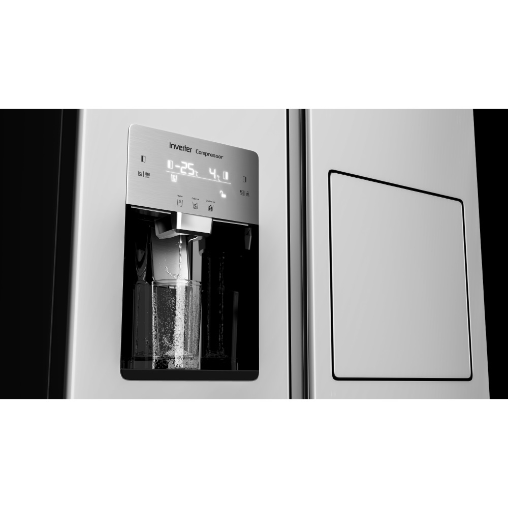 یخچال فریزر جی پلاس ساید بای ساید 2درب مدل GSS-P7635W سفید جی‌پلاس - تصویر 4